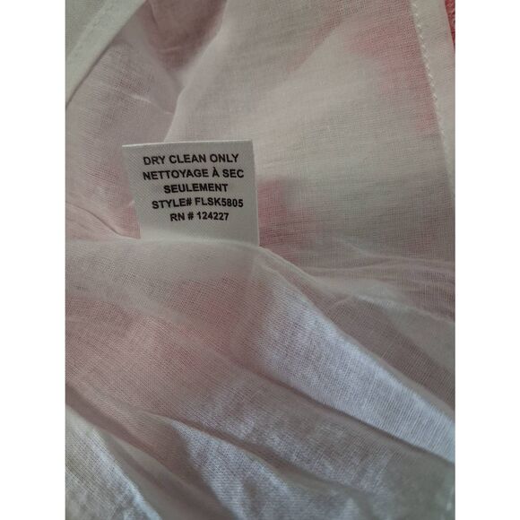 Misa los Angeles womens medium mini skirt embroidery pink white full - Picture 10 of 10